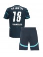 RB Leipzig Arthur Vermeeren #18 Alternativní dres pro děti 2024-25 Krátký Rukáv (+ trenýrky)